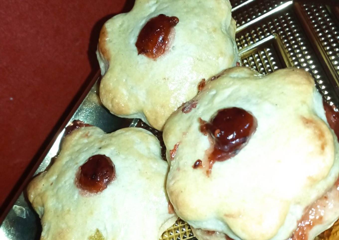 Scones de frambuesa
