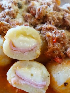 Una foto de Ñoquis rellenos