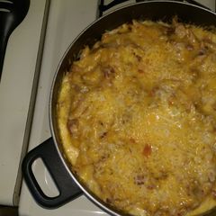 A picture of Bacon Cheeseburger Pasta.