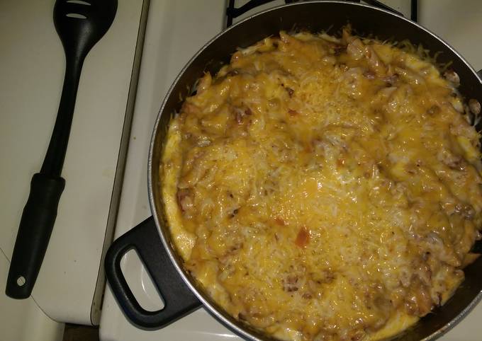 Steps to Prepare Any-night-of-the-week Bacon Cheeseburger  Pasta
