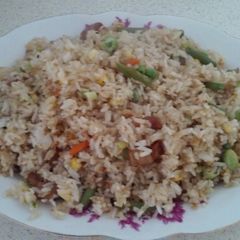 Custom made fried rice A picture of Custom made fried rice.