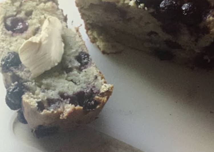 Steps to Prepare Ultimate Buttermilk blueberry banana bread
