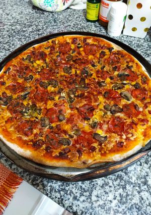 Una foto de Pizzas hechas en casa