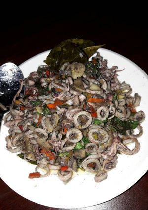 Foto resep Tumis cumi kemangi