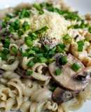 TORNILLOS Con Salsa Bechamel de Champignones🍄...!