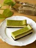 Baked Matcha Cheesecake Bars