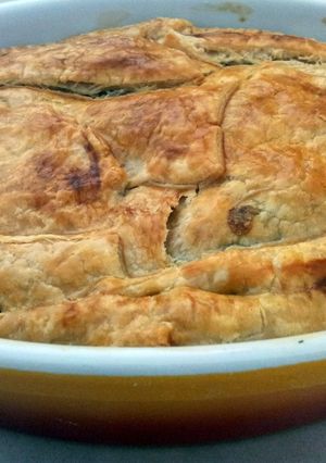 A picture of Coconut Milk Chicken Pie.