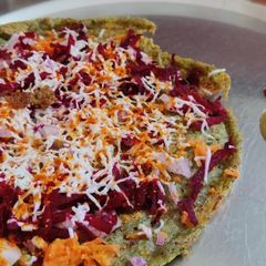 A picture of Moong dal chilla.