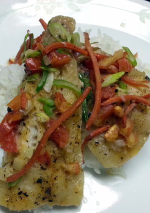 A picture of Baked Whiting Fillets.