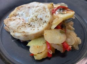 Una foto de Medallones de Merluza al horno 🤩| Fácil y rápido | Paso a paso