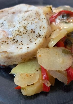 Una foto de Medallones de Merluza al horno 🤩| Fácil y rápido | Paso a paso