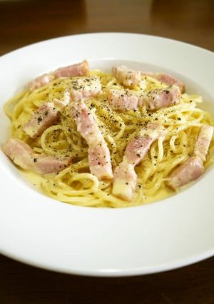 A picture of Delicious Carbonara - Easy to Cook in a Bowl.