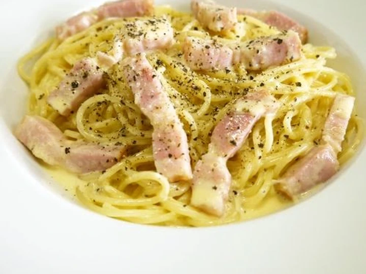 Easy Way Prepare Delicious Carbonara - Easy to Cook in a Bowl the So Delicious Appealing