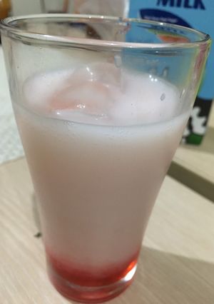 Foto resep Es susu soda
