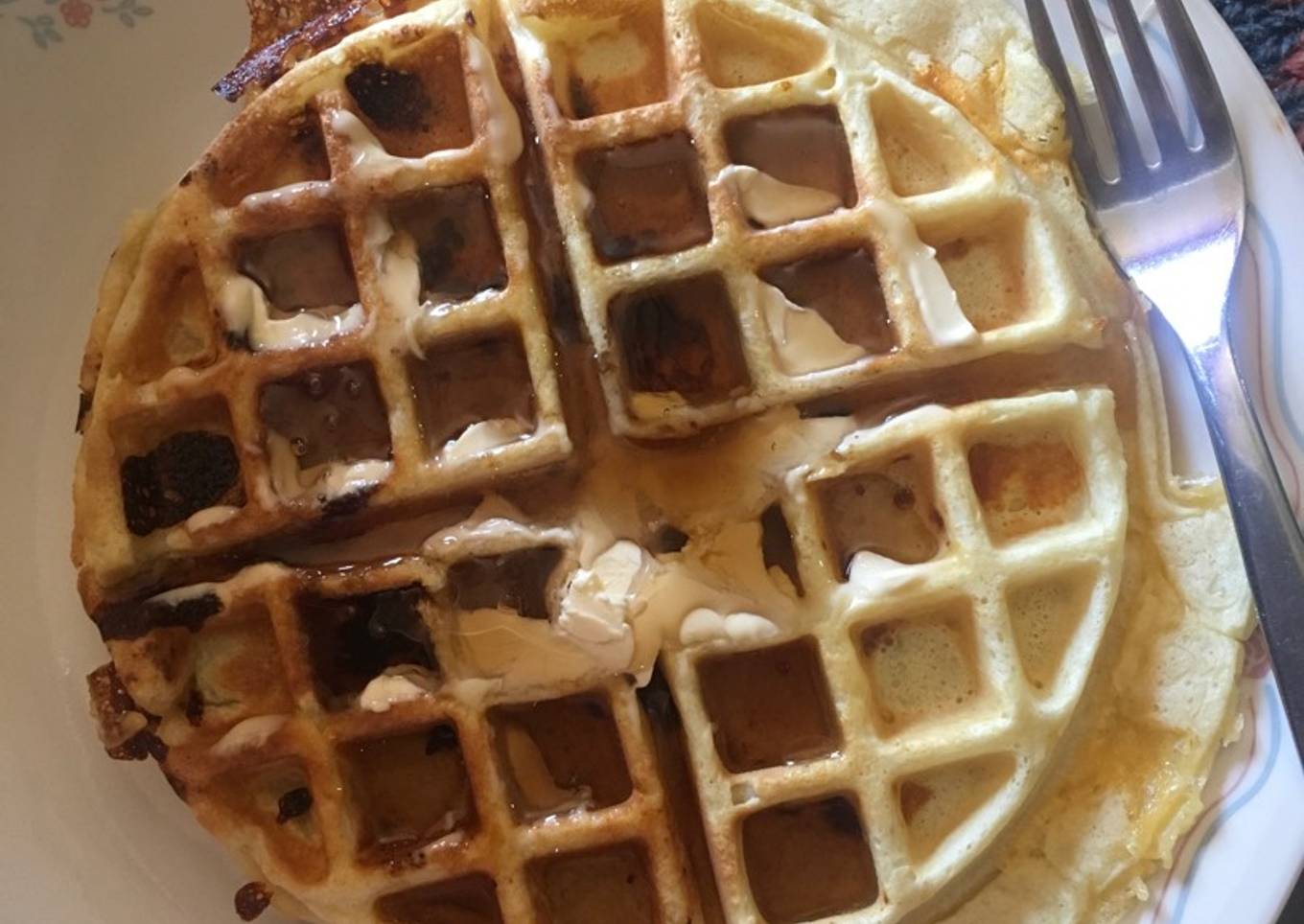 Cheese waffles