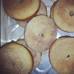 A picture of Cinnamon Sugar Baked Donuts.