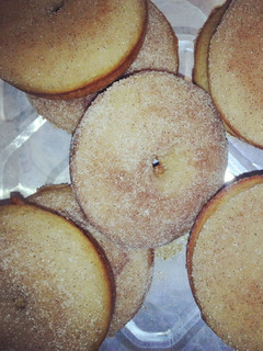 A picture of Cinnamon Sugar Baked Donuts.