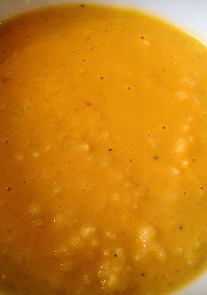 A picture of Lemon rice soup.