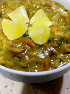 صورة لوصفة شوربة الفطر والجزر