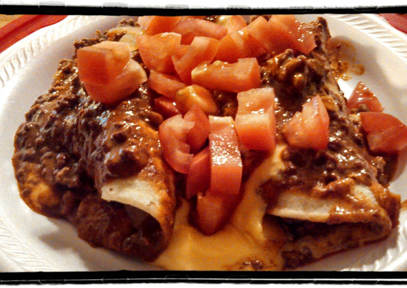 I also miss the beef enchiladas