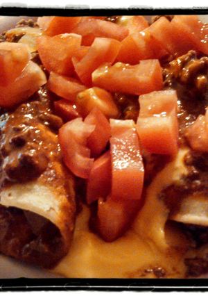A picture of Easy Beef Enchiladas.