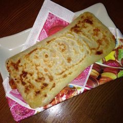 A picture of For Breakfast or a Snack Chewy Ham and Cheese Burritos.