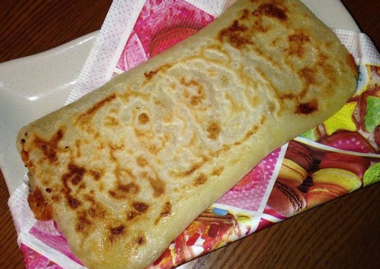 Easiest Way to Prepare Any-night-of-the-week For Breakfast or a Snack Chewy Ham and Cheese Burritos