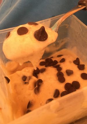 Una foto de Helado de banana
