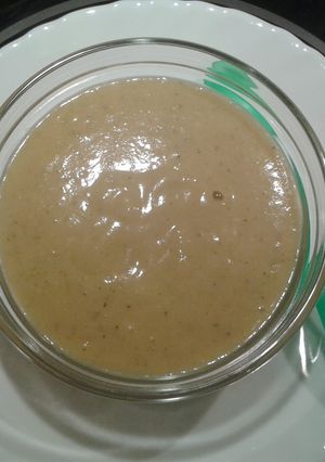 A picture of Yummy veggie soup for babies.