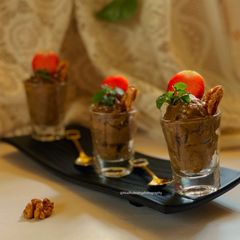 Walnut, Avocado & Chocolate Mousse A picture of Walnut, Avocado & Chocolate Mousse.