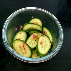Sweet & Spicy Cucumber spring recipe 💜#Kitchenwordsearch A picture of Sweet & Spicy Cucumber spring recipe 💜#Kitchenwordsearch.