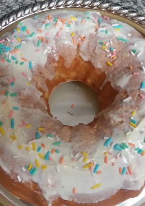 Una foto de Torta de vainilla