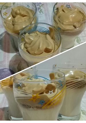 Foto resep Dalgona coffee.