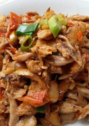 Foto resep Suwir ayam asam pedas