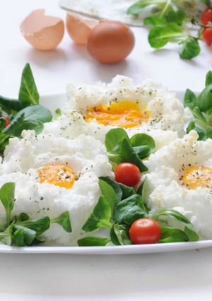 Foto di Uova meringate al forno
