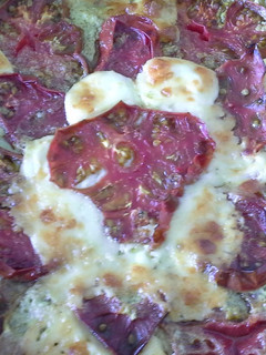 Una foto de Tarta de tomates y mozzarella