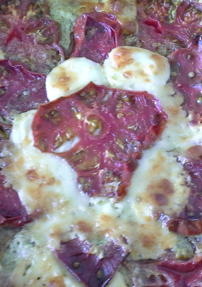 Una foto de Tarta de tomates y mozzarella