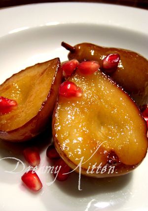 A picture of Pears Glacés.
