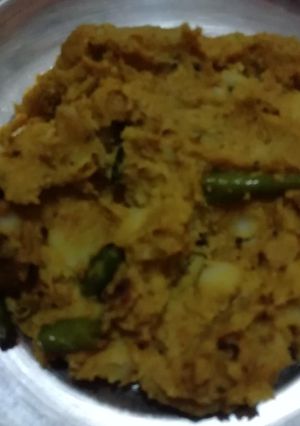 A picture of Arbi masala.