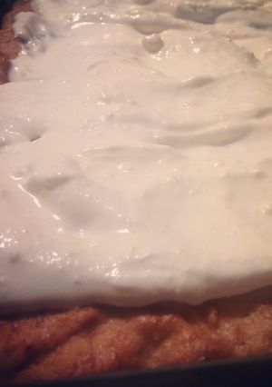 A picture of Canadian Carrot Cake with Strawberry touch.