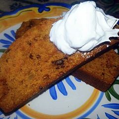 A picture of Pumpkin Walnut Bread.