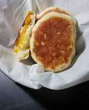 Bánh mì không lò nướng - bánh mì mè (vừng) nhân khoai lang