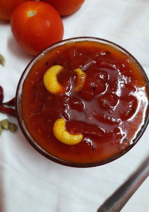 টমেটো চাটনি রেসিপি বাঙালি স্টাইল(tomato chutney recipe in Bengali) রেসিপির প্রধান ছবি