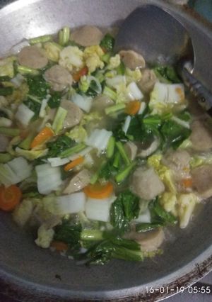Foto resep Capcay kuah simple