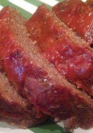 A picture of Italian Meatloaf "My Way".