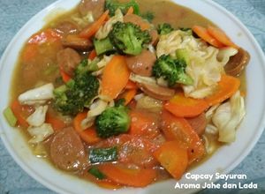 Foto resep 109. Capcay Sayuran Aroma Jahe + Lada