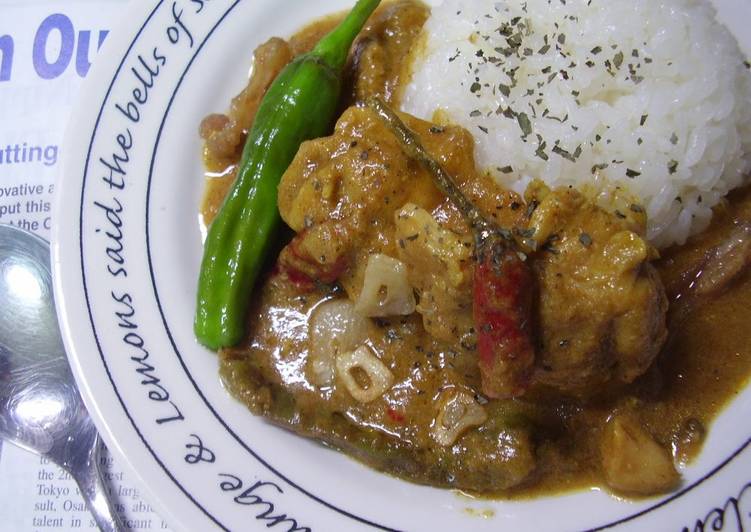 My Favorite Basic Curry Simmered in Yogurt