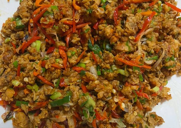 Tumis oncom (bisa untuk lauk/isian)