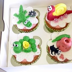A picture of children's cupcakes.