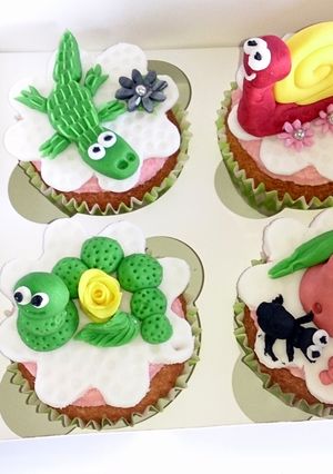 A picture of children's cupcakes.